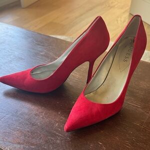 Guess Scarlet Red Stiletto Heels